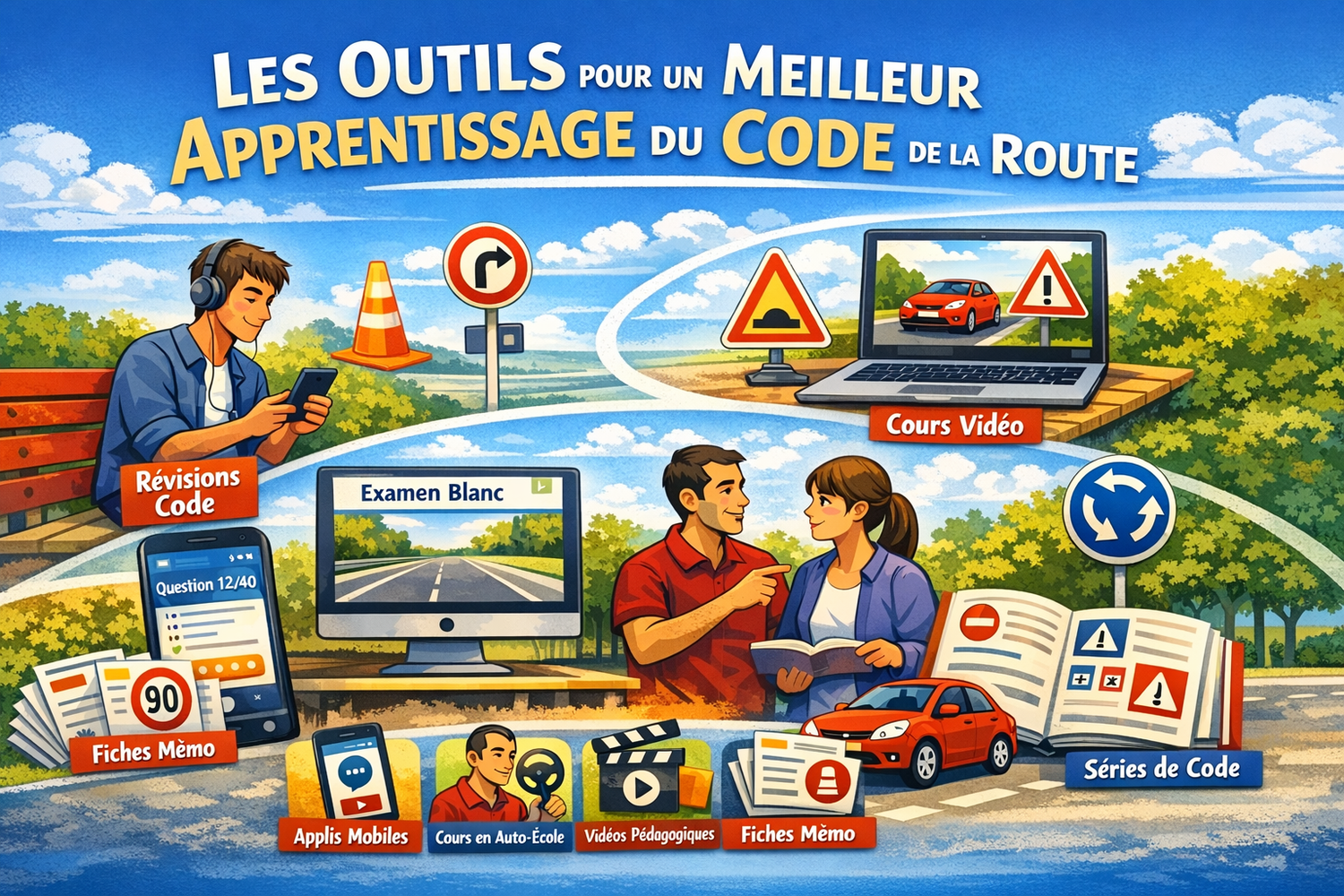 Les dispositifs permettant une meilleure assimilation du code de la route